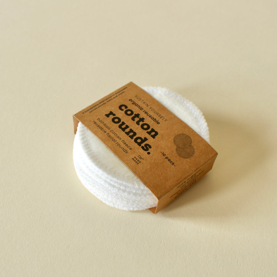 reusable cotton rounds - Sustain Yourself