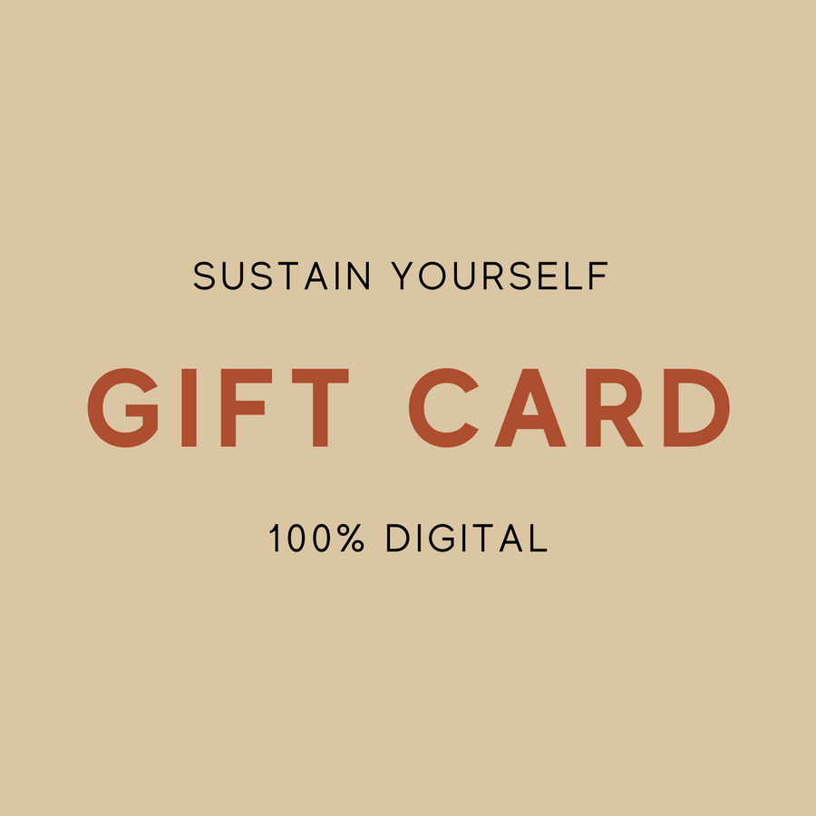 gift card - Sustain Yourself