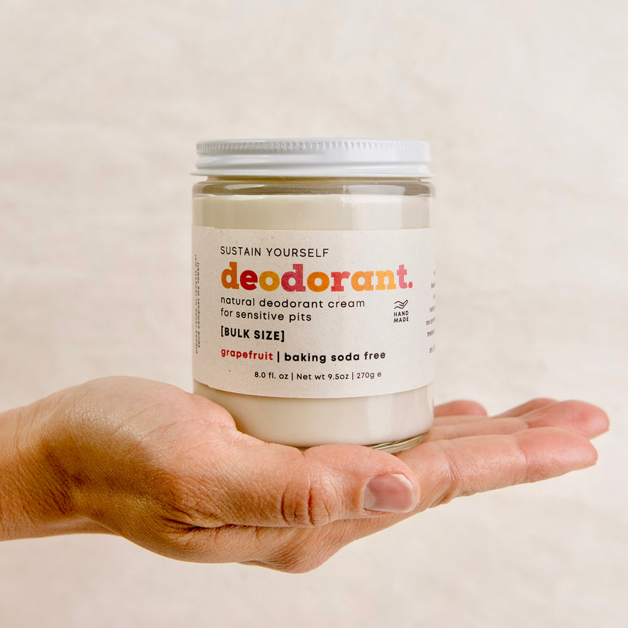 grapefruit deodorant cream - Sustain Yourself