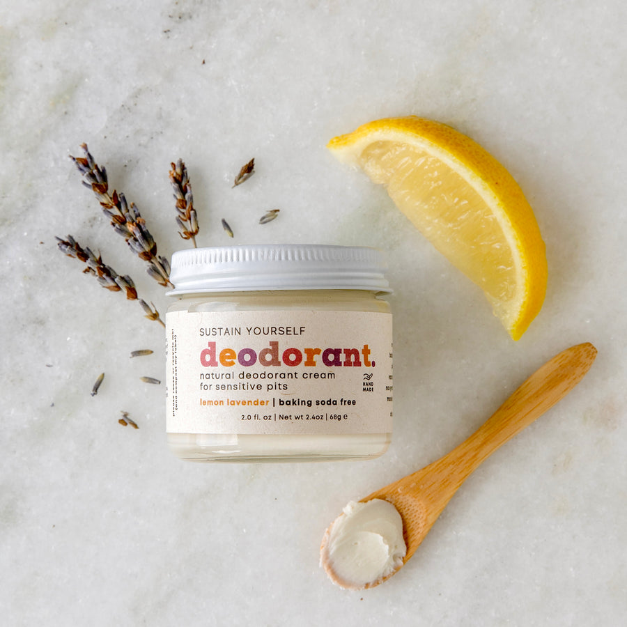 lemon lavender deodorant cream - Sustain Yourself