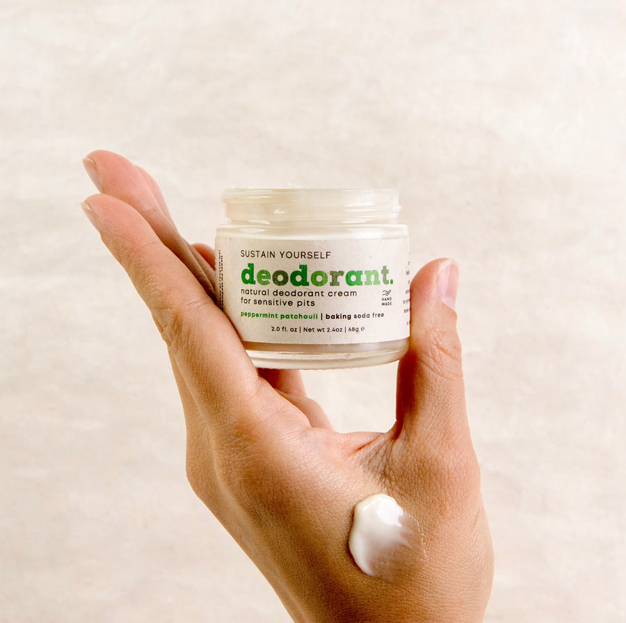 peppermint patchouli deodorant cream - Sustain Yourself